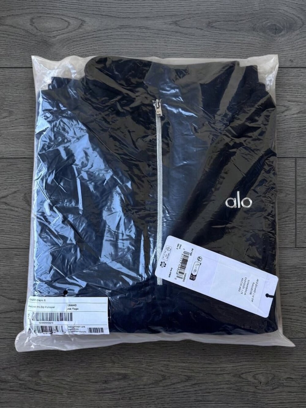 ALO Yoga Accolade Navy 1/4 Zip Pullover Sweatshirt | NWT - Picture 6 of 7